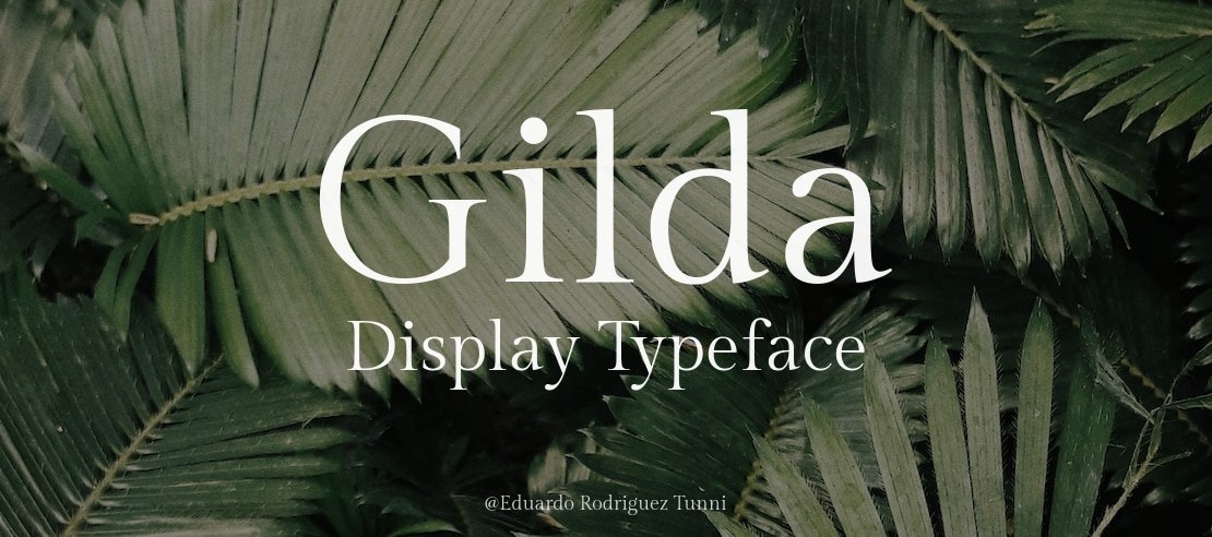 Gilda Display Font