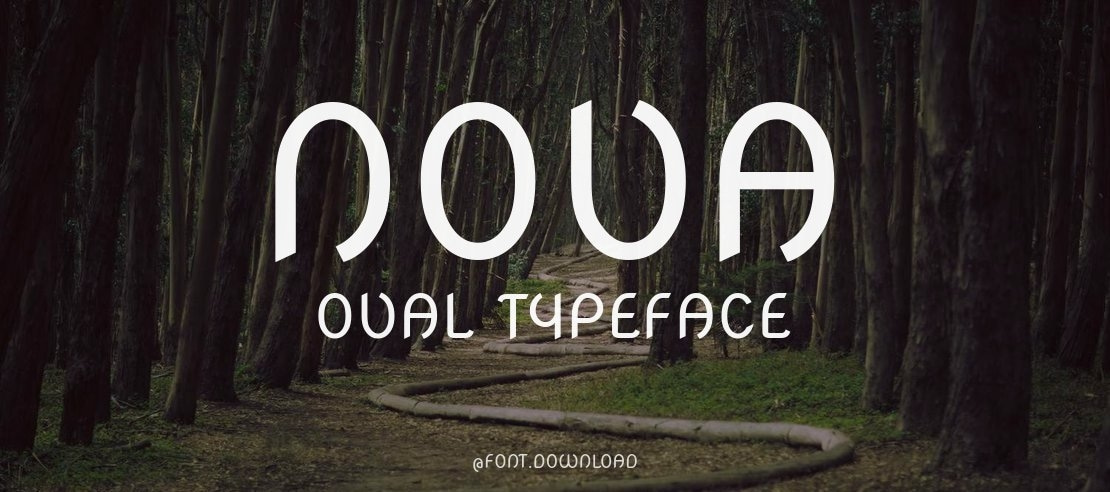 Nova Oval Font