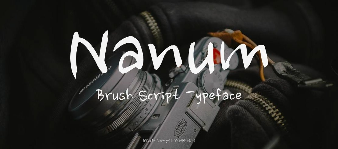 Nanum Brush Script Font