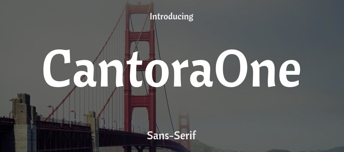 CantoraOne Font