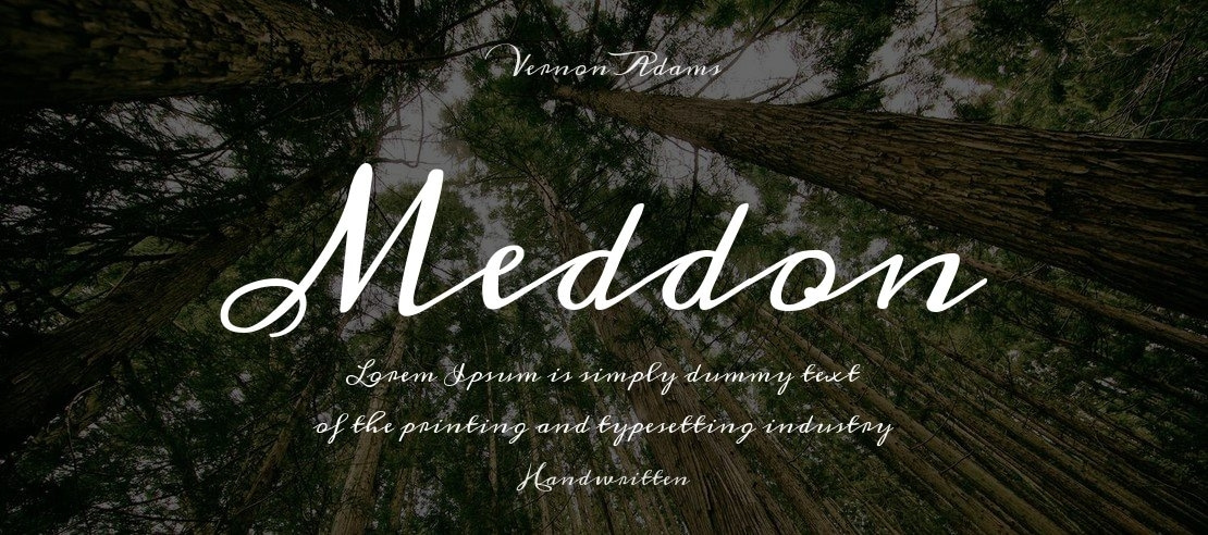 Meddon Font