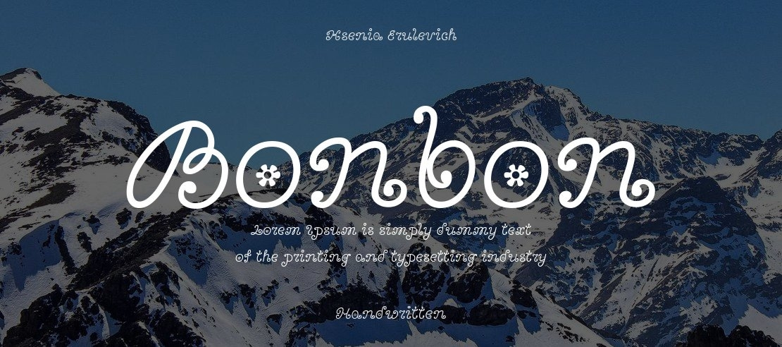 Bonbon Font