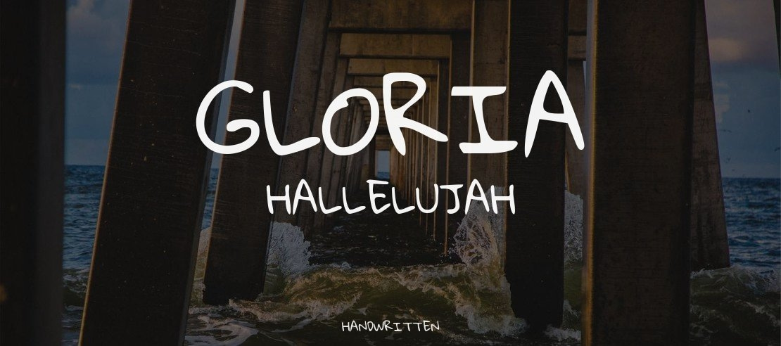 Gloria Hallelujah Font