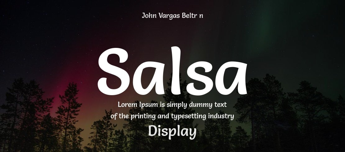 Salsa Font