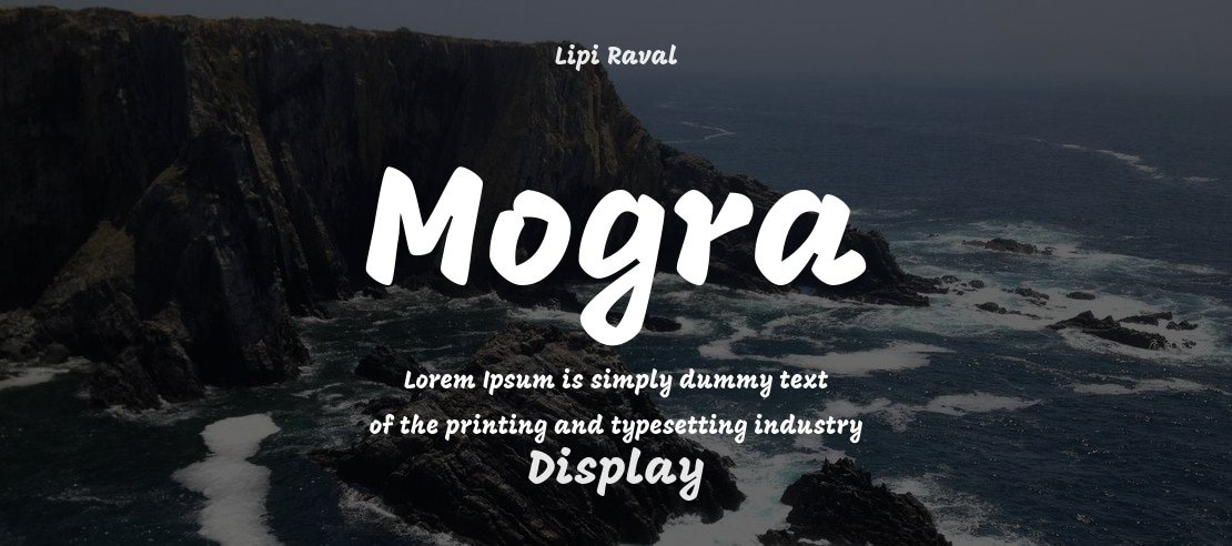 Mogra Font