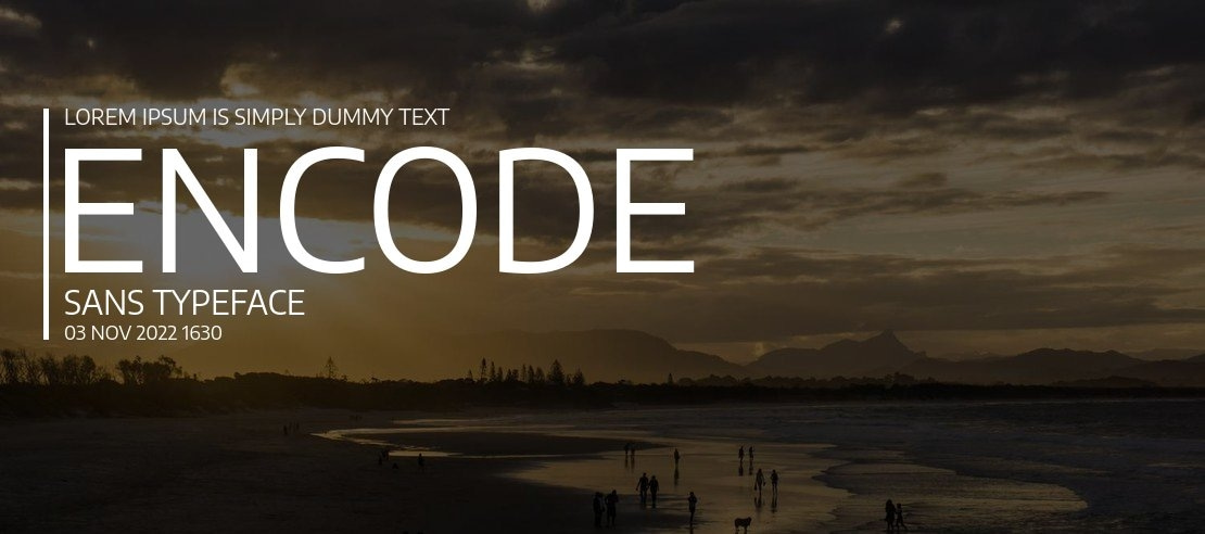 Encode Sans Font Family