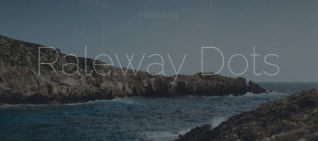 Raleway Dots Font