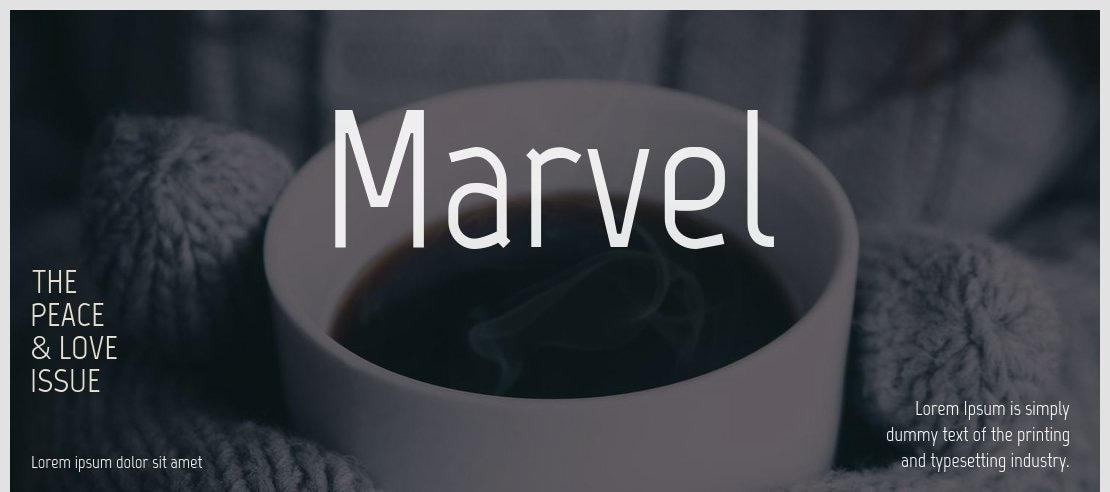 Marvel Font Family