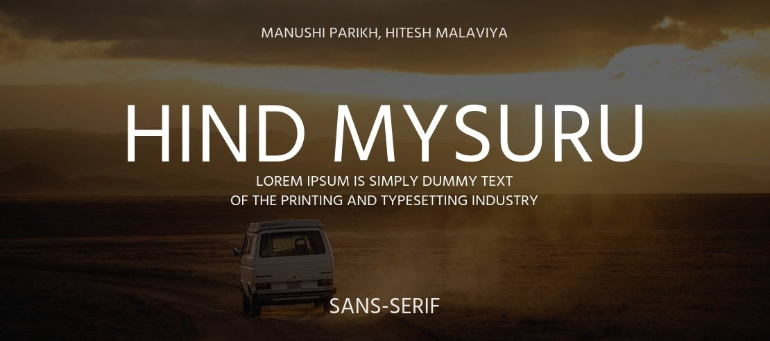 Hind Mysuru Font Family