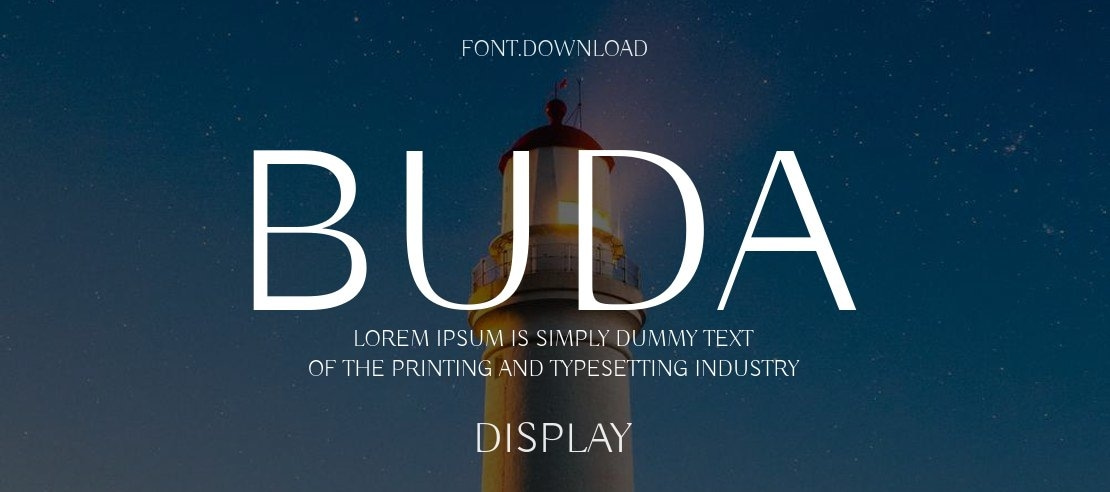 Buda Font