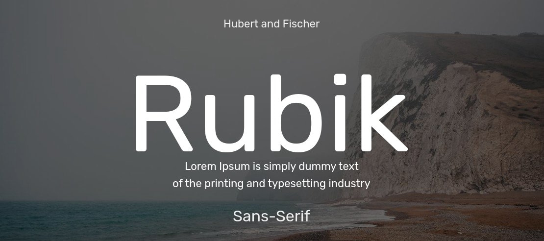 Rubik Font Family