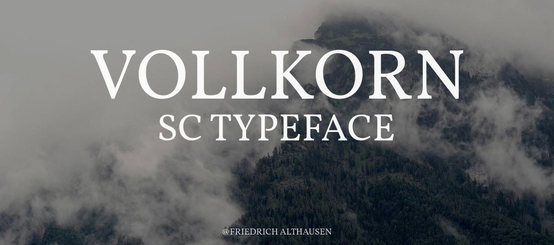 Vollkorn SC Font Family