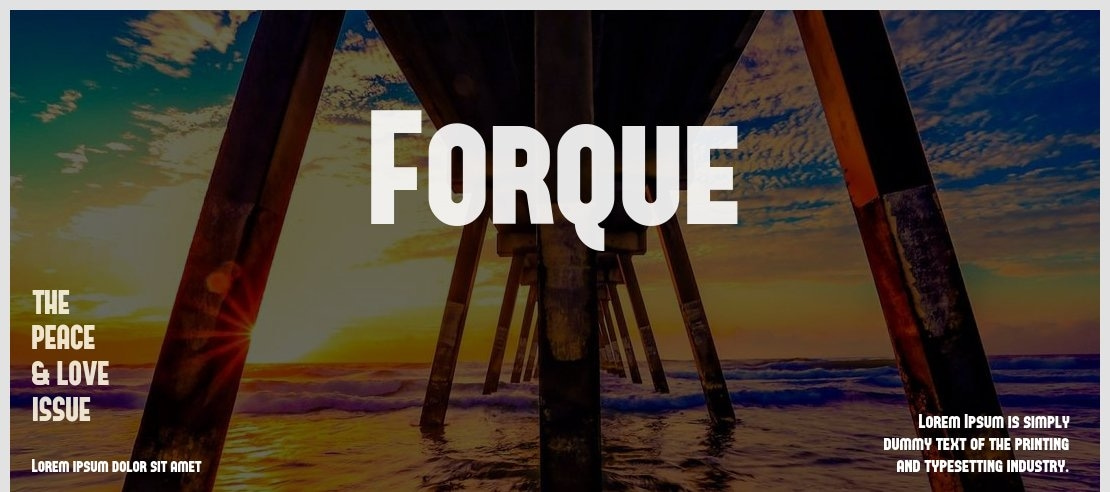 Forque Font