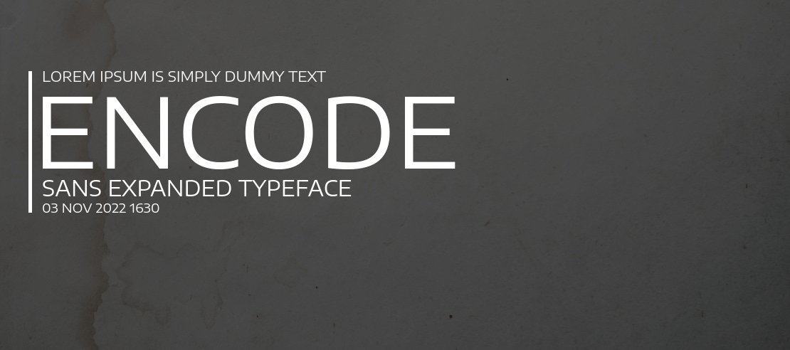 Encode Sans Expanded Font Family