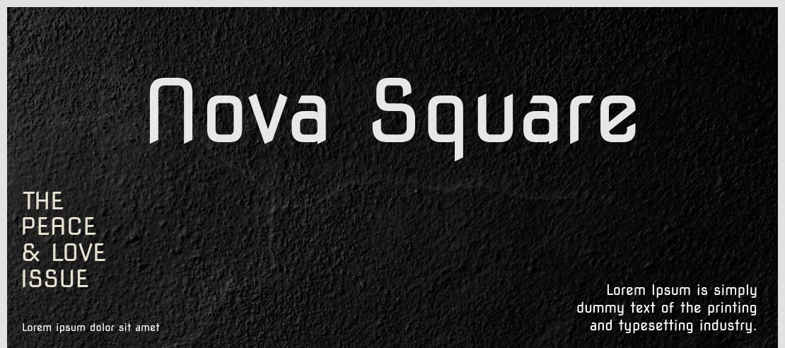 Nova Square Font