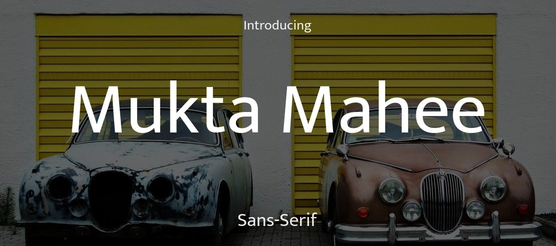 Mukta Mahee Font Family