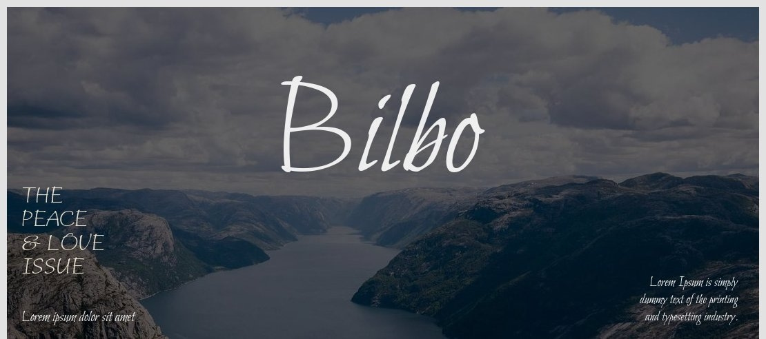 Bilbo Font