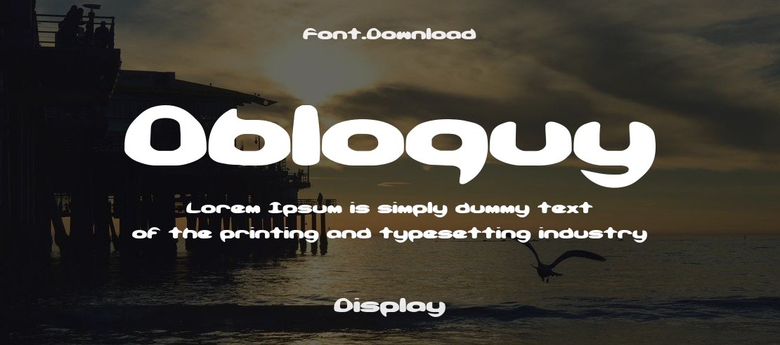 Obloquy Font Family