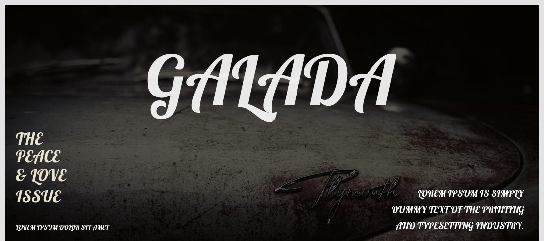 Galada Font