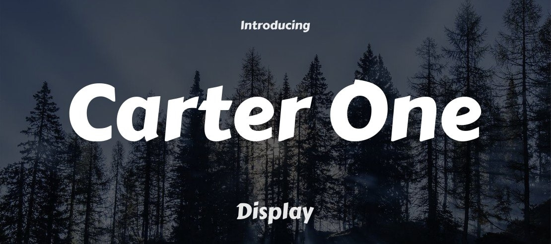 Carter One Font