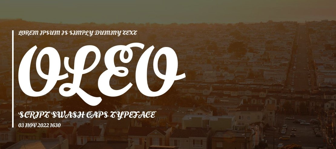 Oleo Script Swash Caps Font Family