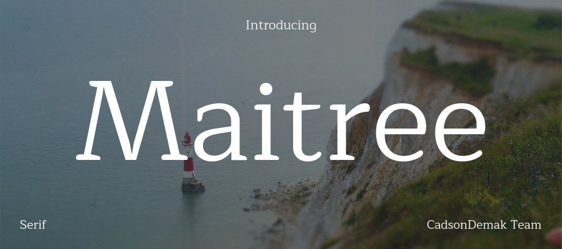 Maitree Font Family