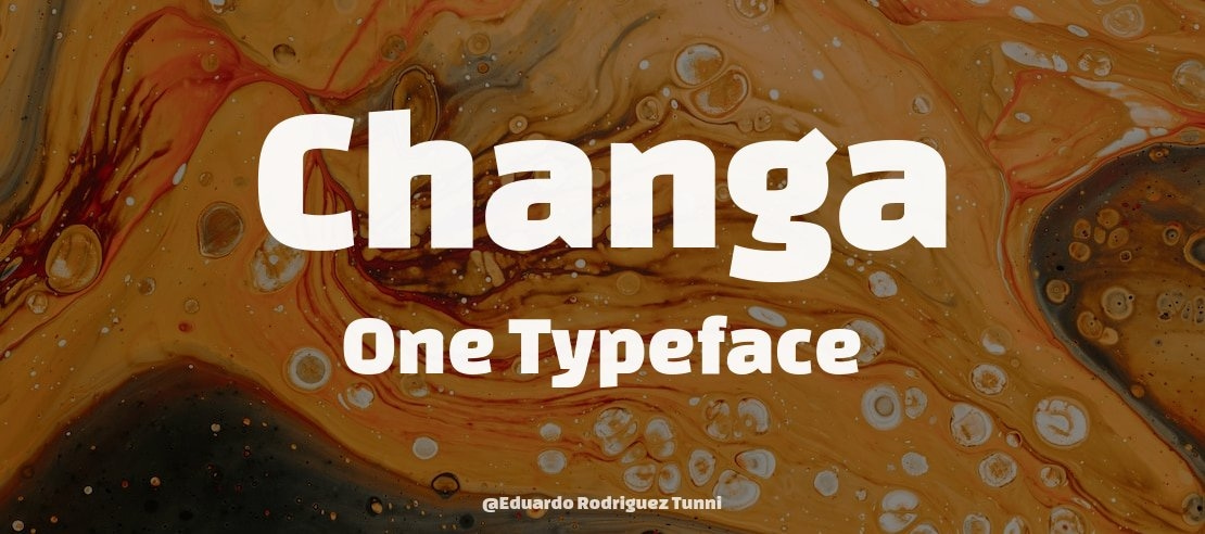 Changa One Font Family