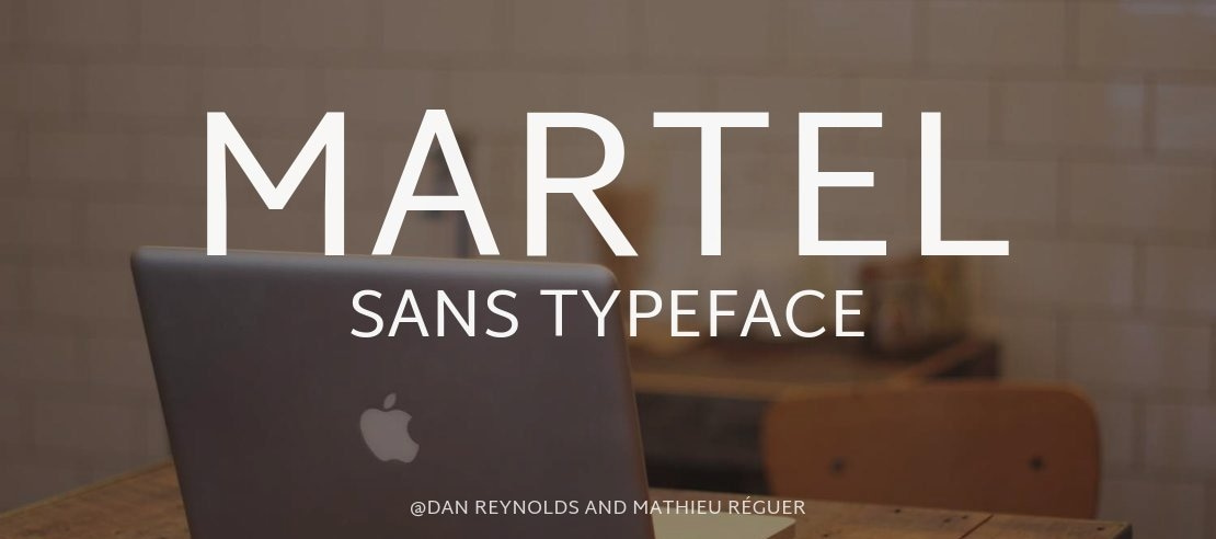 Martel Sans Font Family