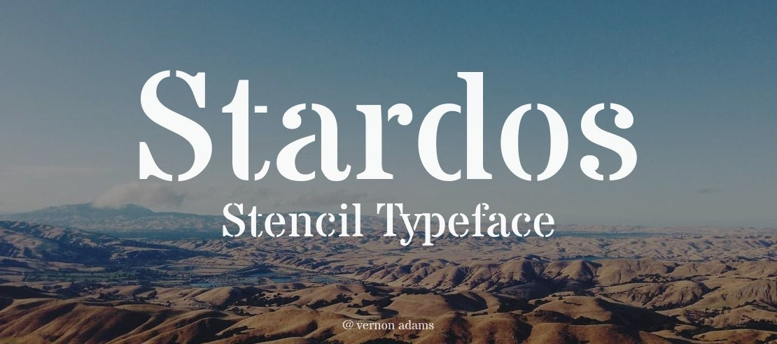 Stardos Stencil Font Family