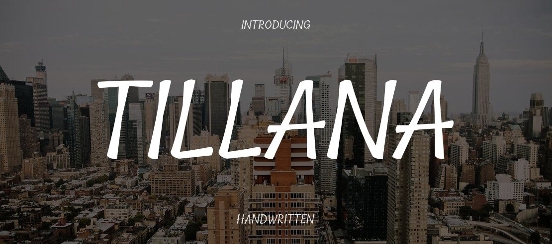 Tillana Font Family