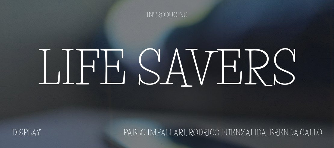 Life Savers Font Family