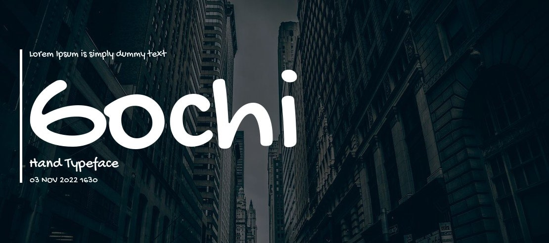 Gochi Hand Font