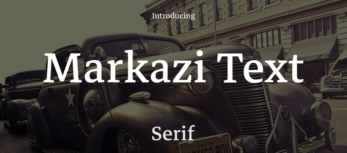 Markazi Text Font