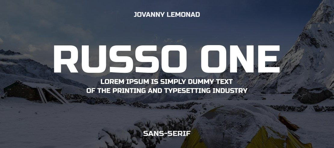 Russo One Font