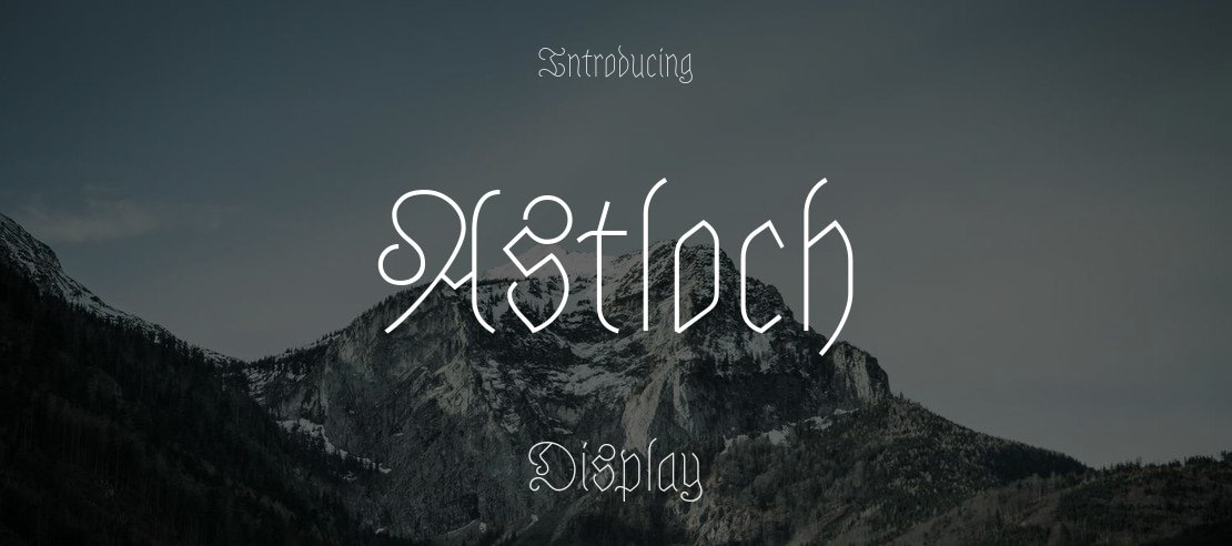 Astloch Font Family