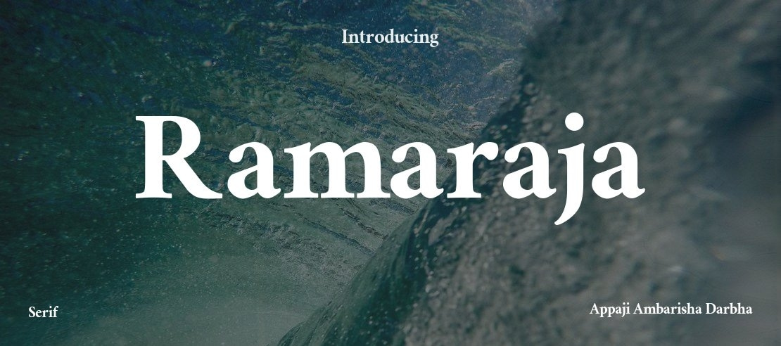 Ramaraja Font