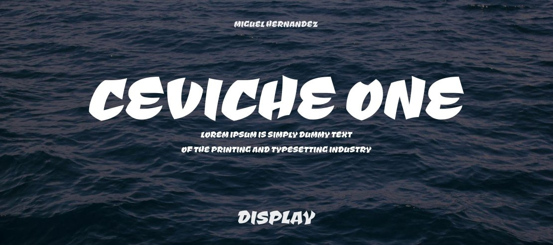 Ceviche One Font