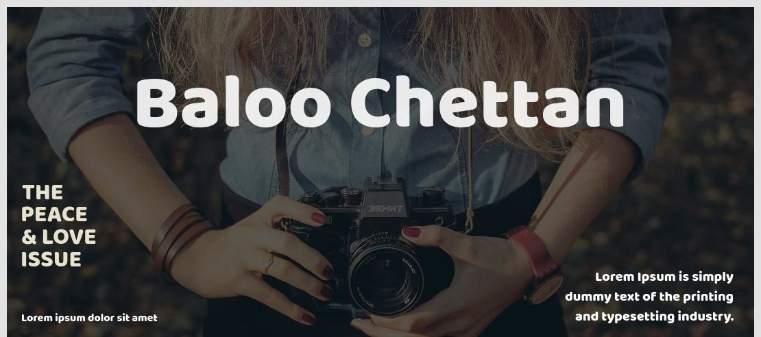 Baloo Chettan Font