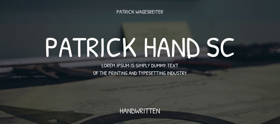 Patrick Hand SC Font
