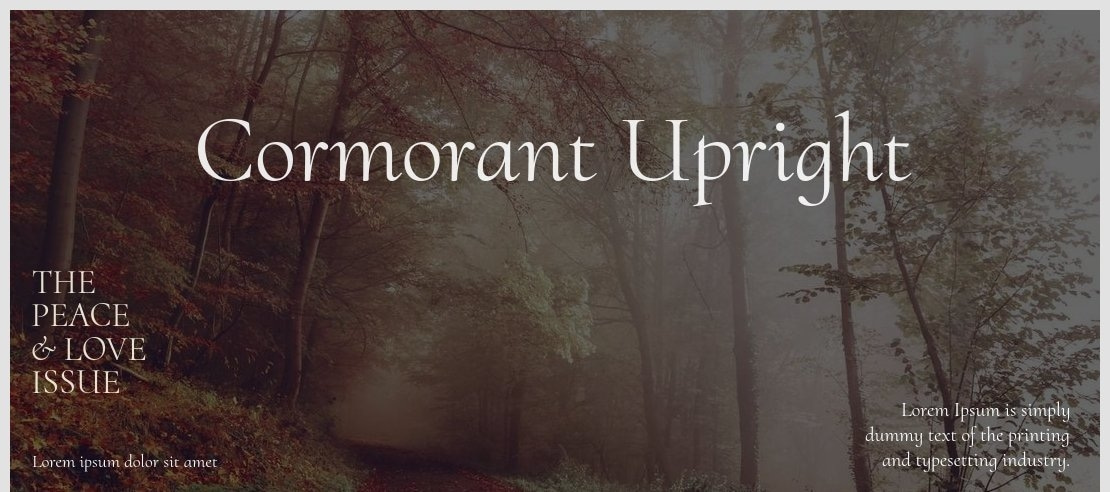 Cormorant Upright Font Family