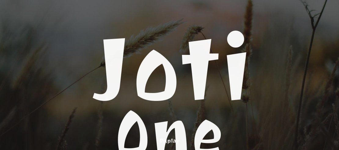 Joti One Font