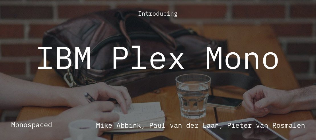IBM Plex Mono Font Family