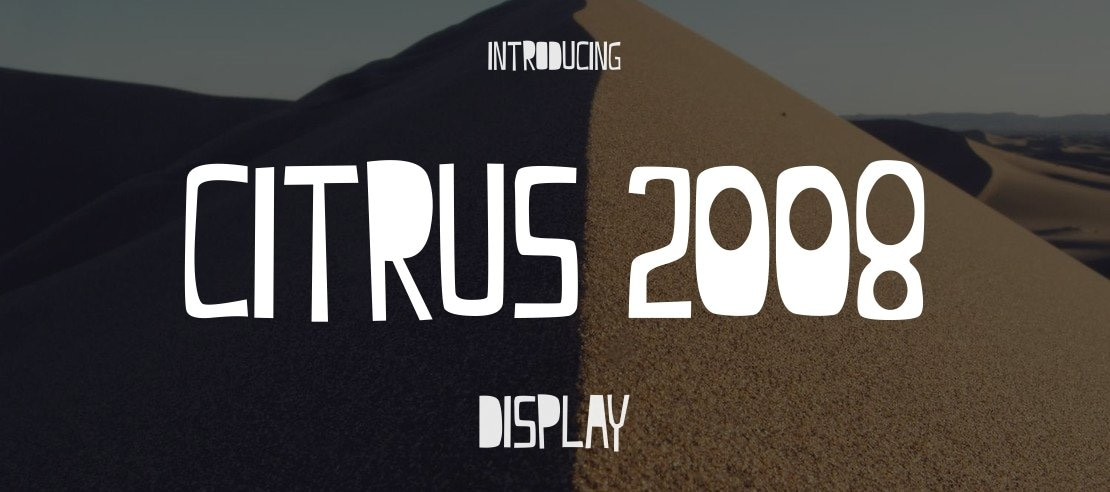 Citrus 2008 Font