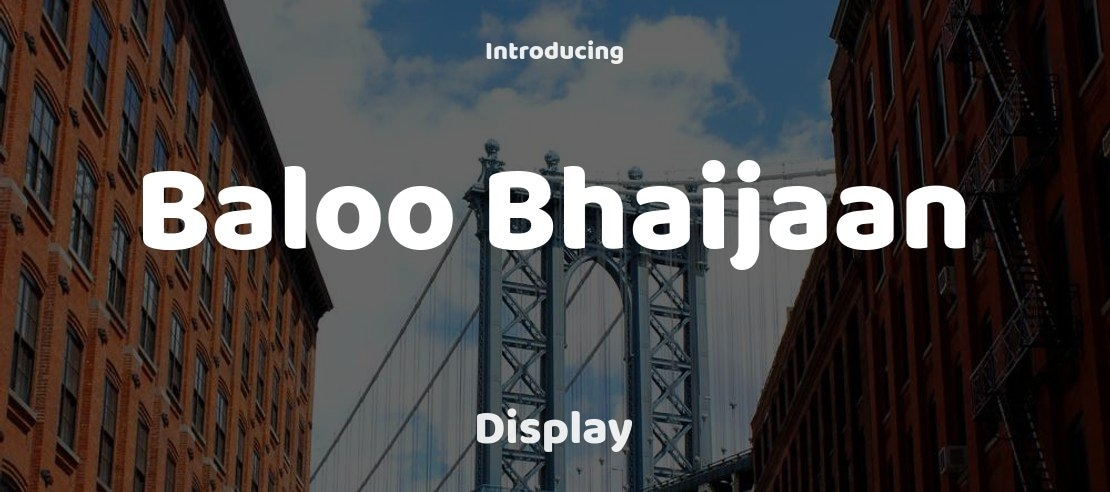 Baloo Bhaijaan Font