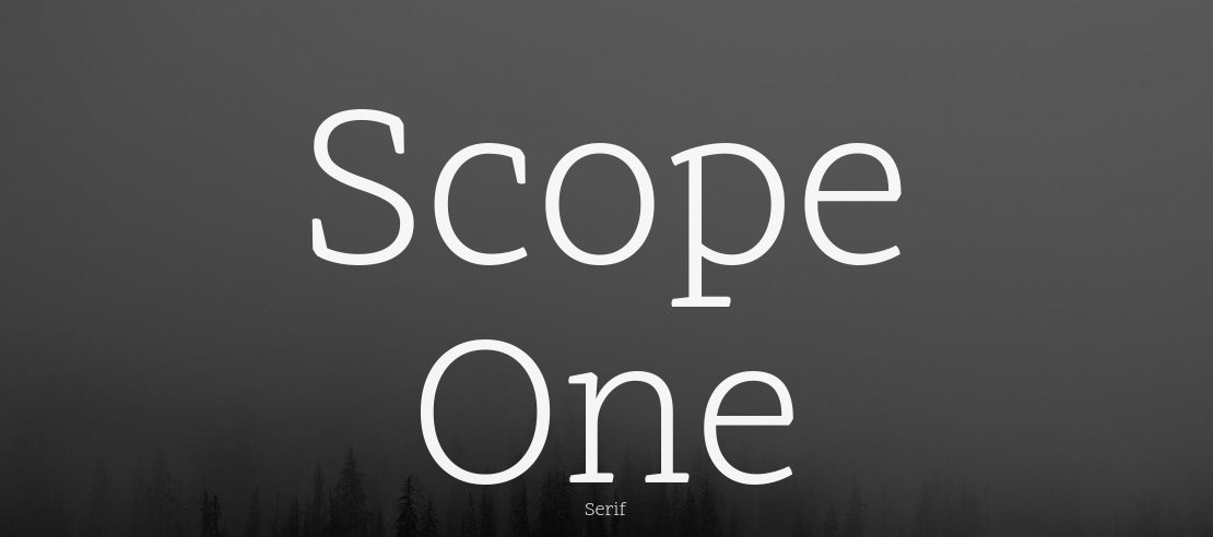 Scope One Font