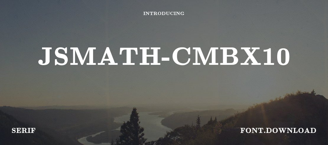 jsMath-cmbx10 Font