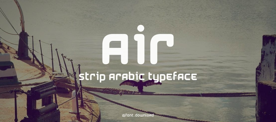 Air Strip Arabic Font