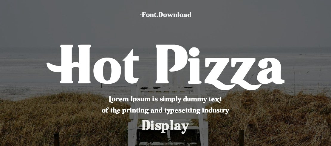 Hot Pizza Font