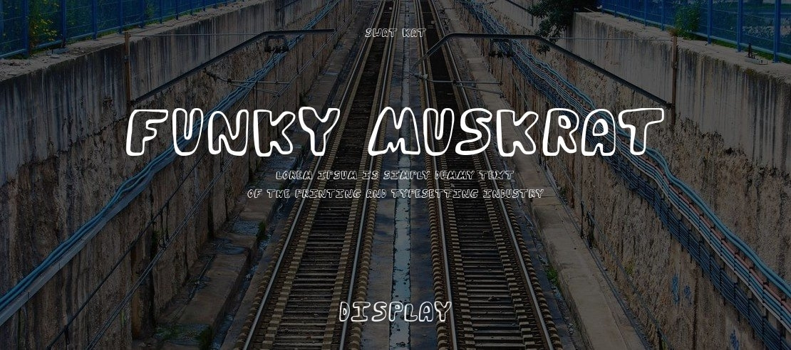 Funky Muskrat Font