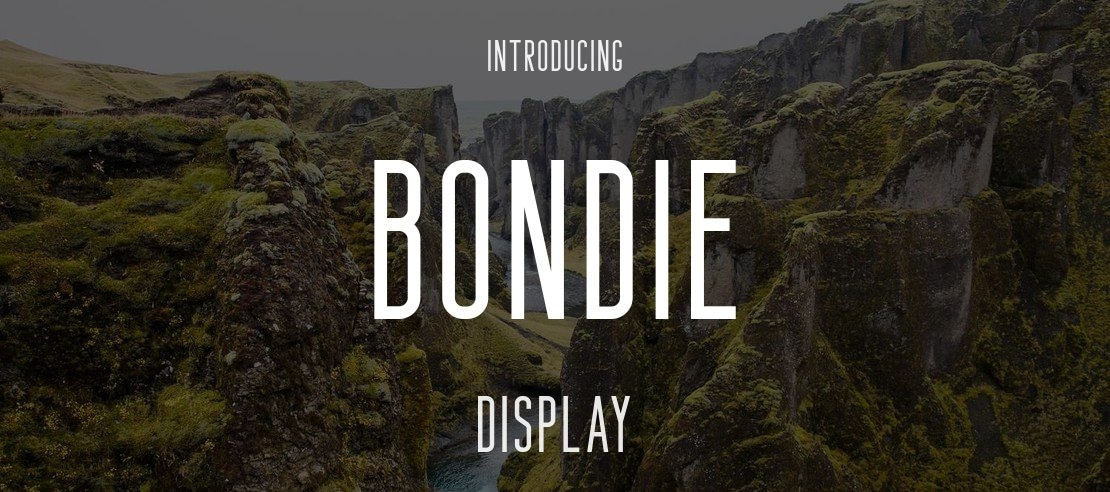 Bondie Font Family